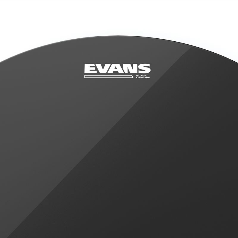 Evans TT20CHR 20'' Pukskinn Black Chrome Clear