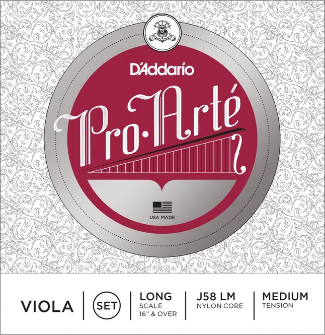 Hovedbilde Daddario Orchestral J58 LM Pro Arte Viola Set ...