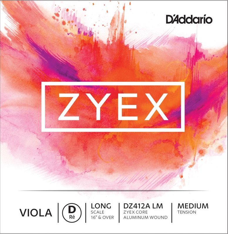 Daddario Orchestral DZ412A LM Zyex Viola D Long/Medium Tension
