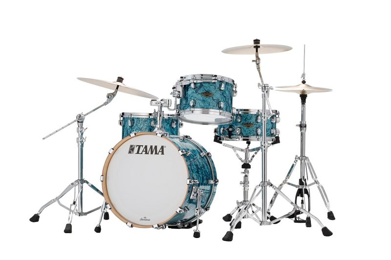 Tama WBR30RS-TQP SC Walnut/Birch 3-shellkit (12,14,20), Turquoise Pearl