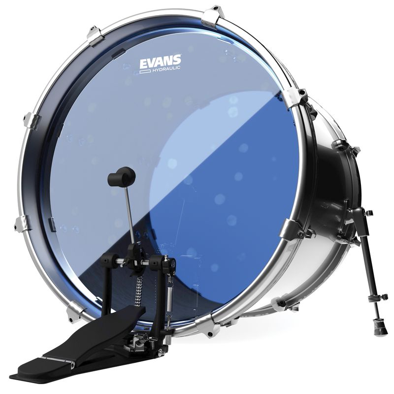 Evans BD20HB 20'' Bastrumskinn Hydraulic Oil Blue