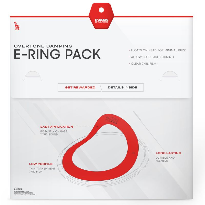 Evans ER-FUSION E-Ring Fusion pack 10