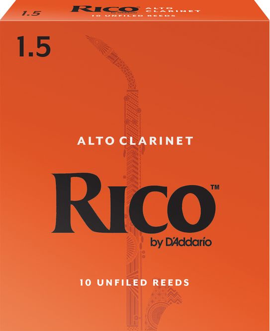 Hovedbilde D'Addario RDA1015 Rörblad Rico Alt-klarinett 10-p. 1.5