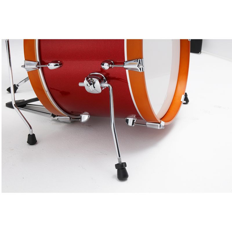Tama LJK48H4-CPM Club Jam-Kit, 4-del.med stativ, Candy Apple Mist