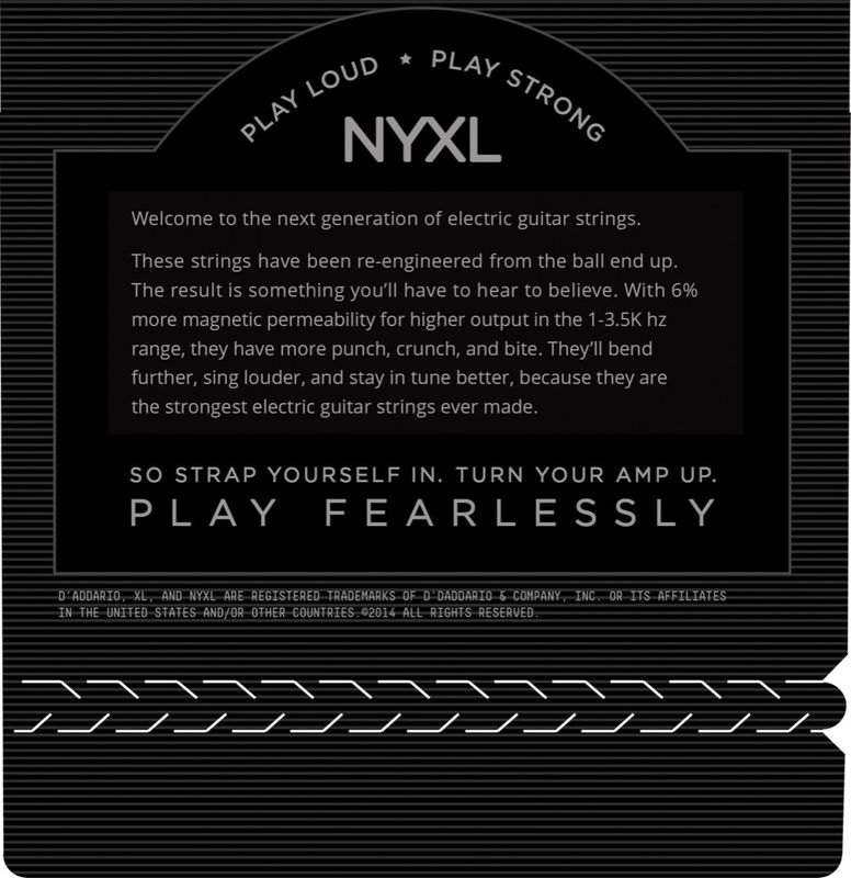 D'Addario NYXL0940BT Strängset Elgitar NYXL 009-040 (Balanced Tension)