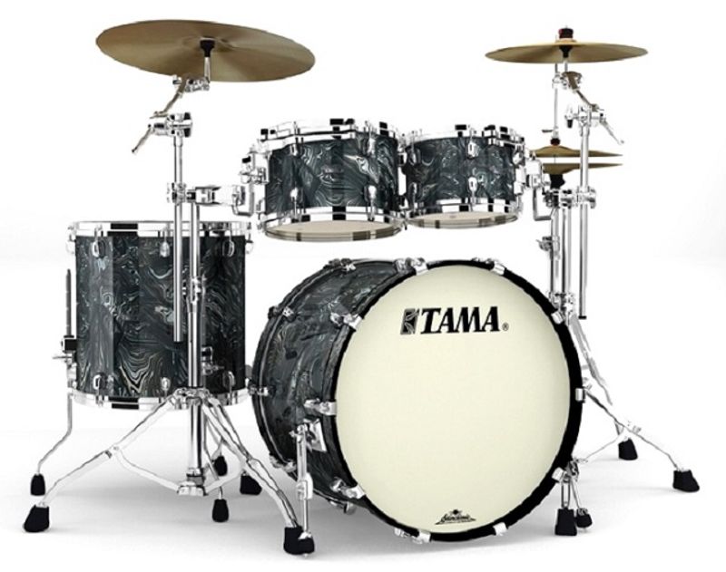 Tama MR42TZS-CCL SC Maple 4-shellkit (10,12,16,22), Charcoal Swirl
