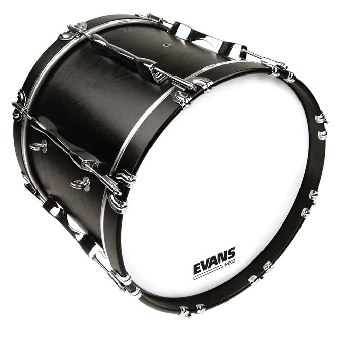 Hovedbilde Evans BD26MX2W 26'' Bastrumskinn March Bass White