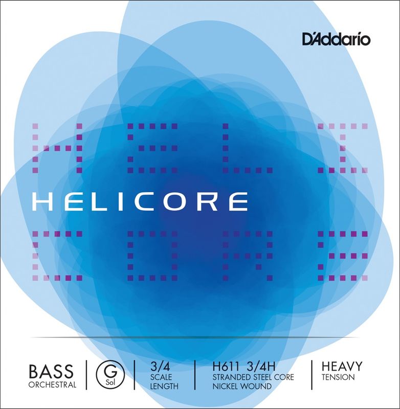 Daddario Orchestral H611 3/4H Helicore Orchestral Bas G 3/4 /Heavy Tension