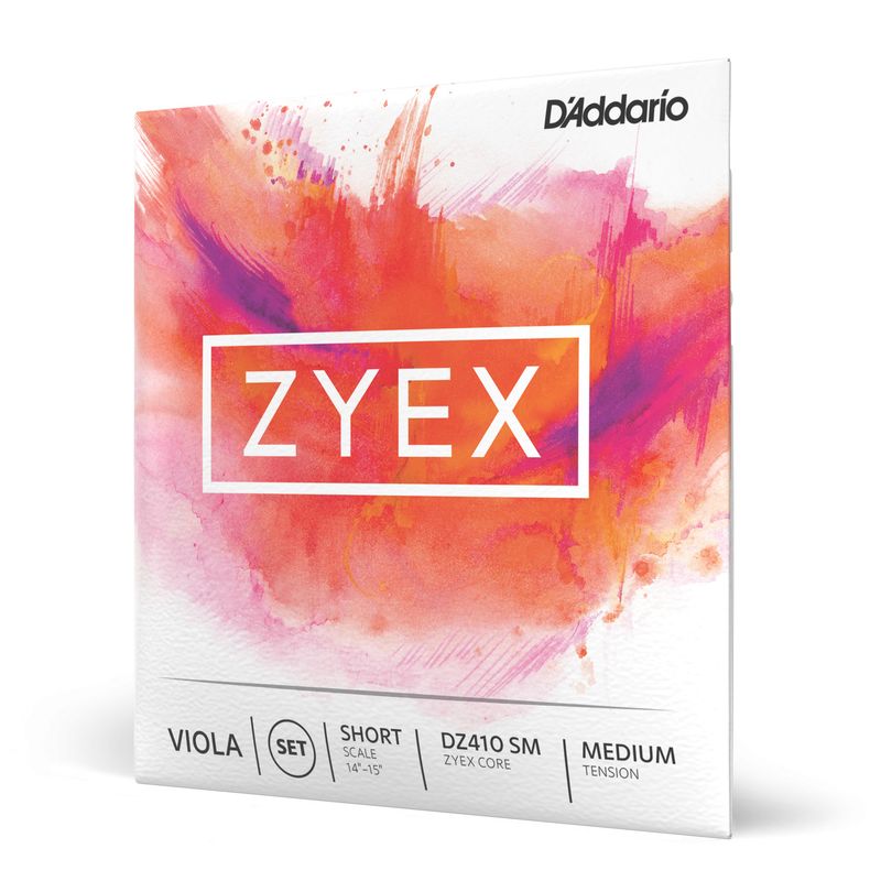 Daddario Orchestral DZ410 SM Zyex Viola Set Short/Medium Tension