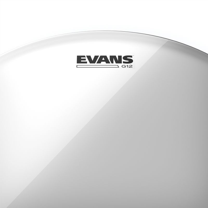 Evans TT12G12 12'' Pukskinn G12 Clear