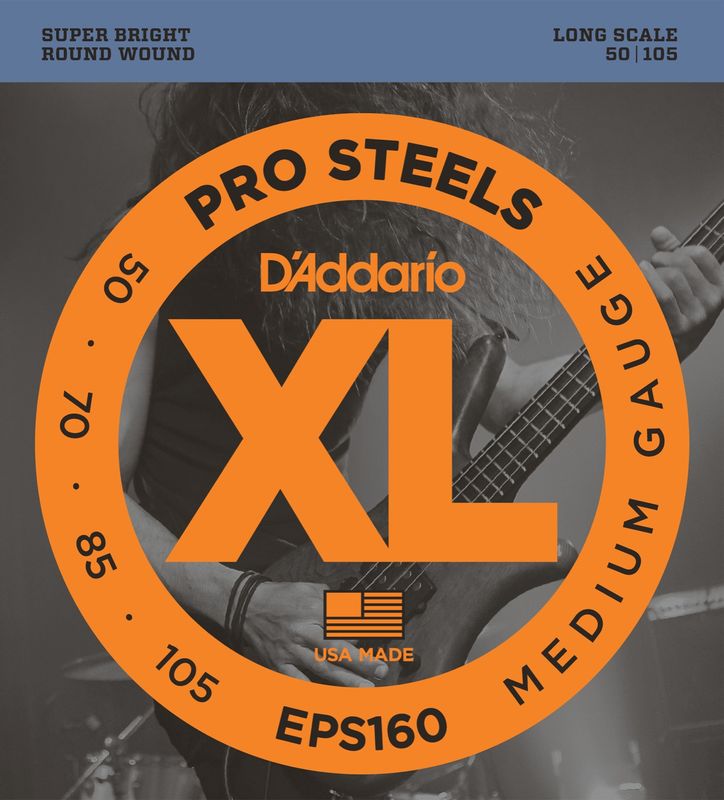 D'Addario EPS160 Strängset Elbas ProSteels 050-105
