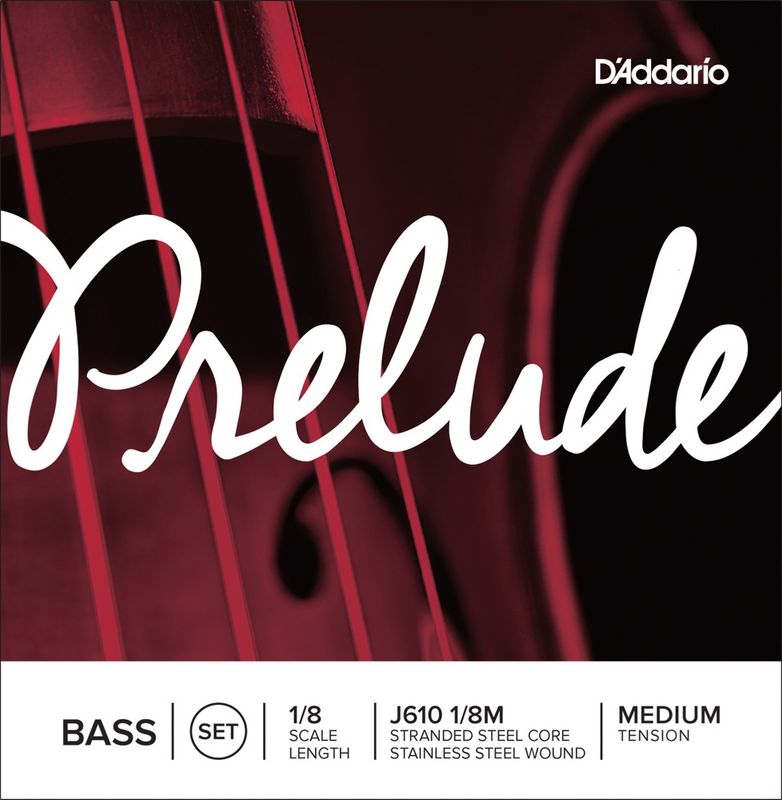 Daddario Orchestral J610 1/8M Prelude Bas Set 1/8 /Medium Tension
