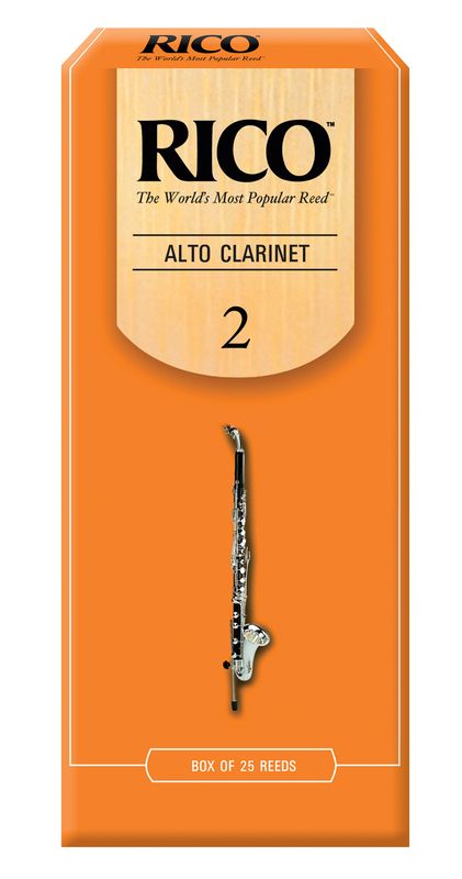 D'Addario RDA2520 Rörblad Rico Alt-klarinett 25-p. 2