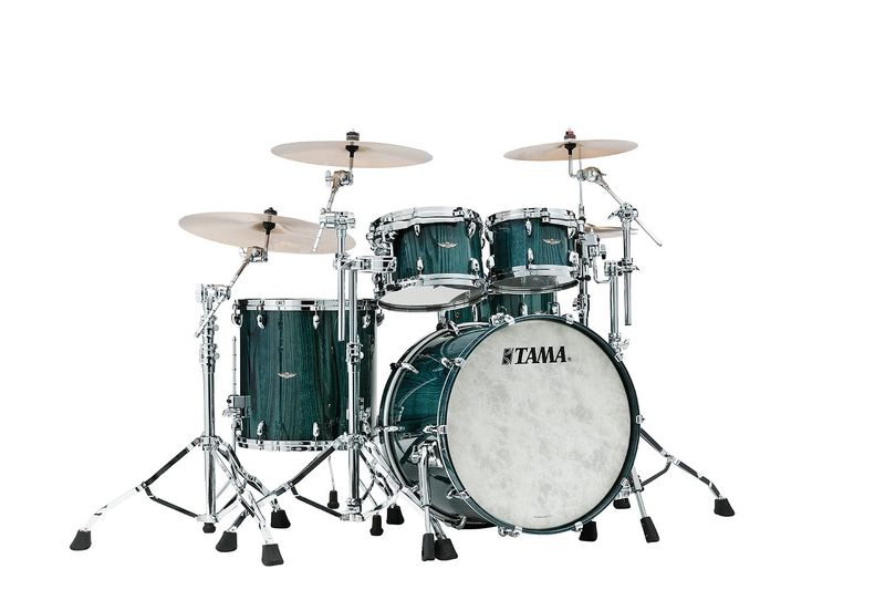 Tama TW42RZS-LIC Star Walnut 4-set shellkit (10,12,16,22), Light Indigo Jap. Chestnut