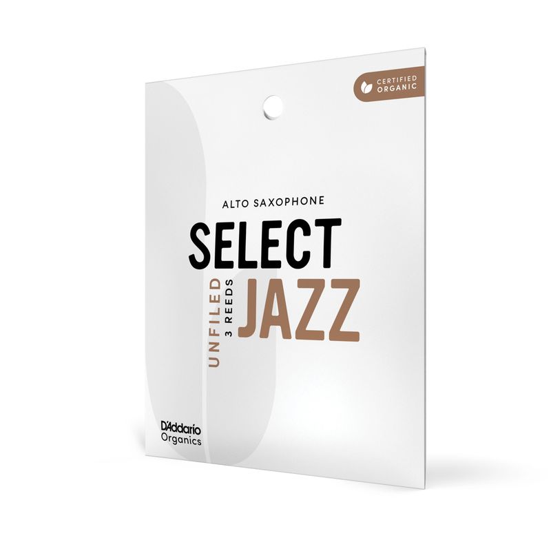 D'Addario ORRS03ASX2S Org. Select Jazz Un-Filed Alt-sax 3-p. 2S