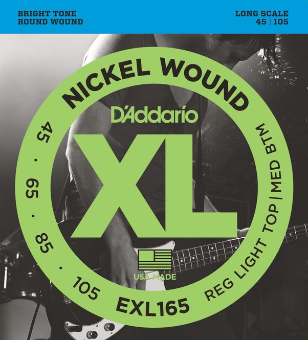 Hovedbilde D'Addario EXL165 Strängset Elbas Nickel Wound 045 ...