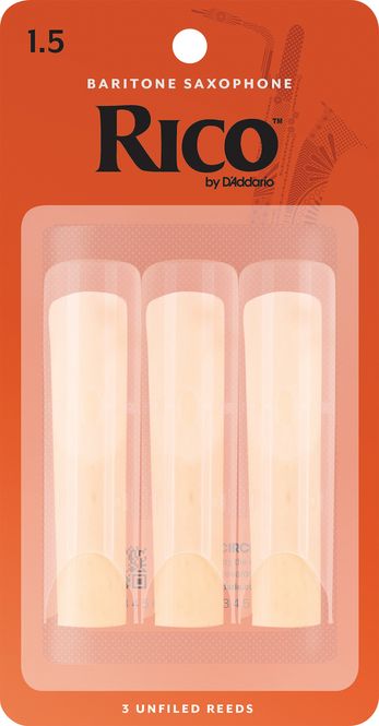 Hovedbilde D'Addario RLA0315 Rörblad Rico Baritone-sax 3-p. 1.5