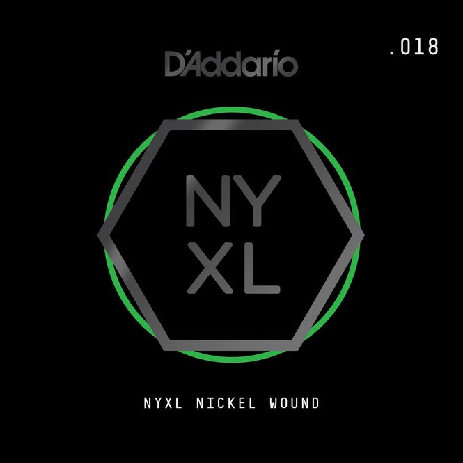 Hovedbilde D'Addario NYNW018 Gitarsträng NYXL Nickel Wound 018