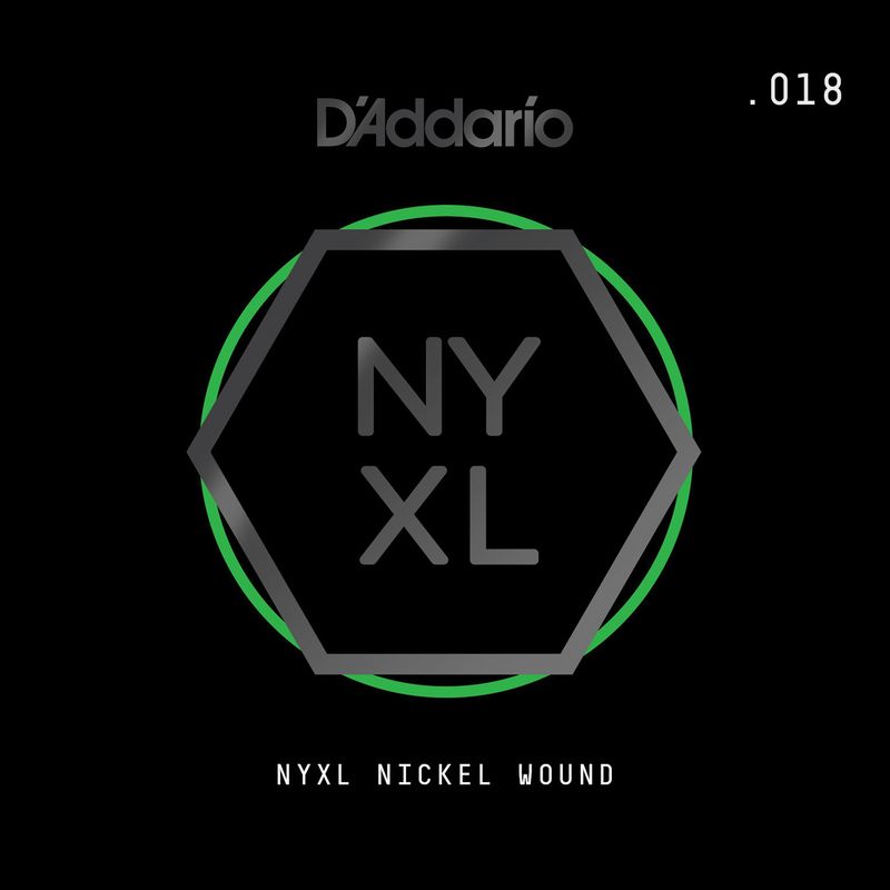 D'Addario NYNW018 Gitarsträng NYXL Nickel Wound 018