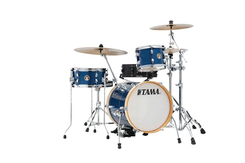 Tama LJK36H3-ISP Club Jam Suitcase Kit, 3-del.med stativ, Indigo Sparkle