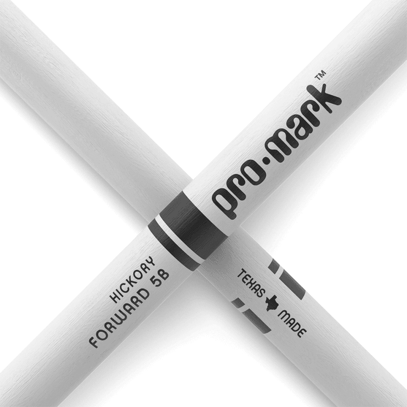 Promark TX5BW-WHITE Classic Painted Forward 5B, Oval tip - White