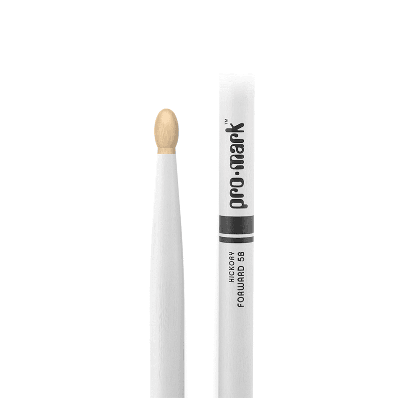 Promark TX5BW-WHITE Classic Painted Forward 5B, Oval tip - White