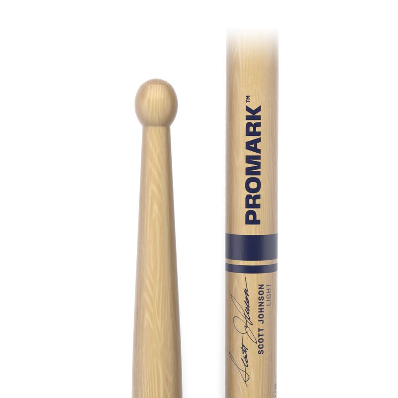 Promark TXDC17IW Scott Johnson DC17I Light(16 7/8) Large Round tip 