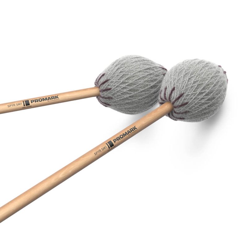 Promark SM1 SPYR Marimba mallet, Yarn, Very Soft, Birch