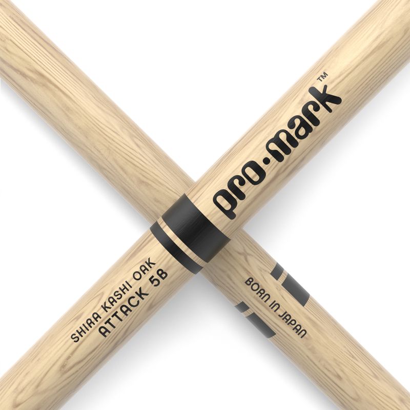 Promark PW5BW Classic Attack, 5B, Oak, Oval tip