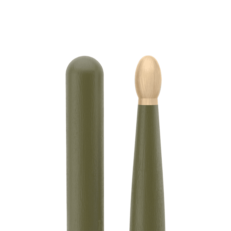 Promark TX5BW-GREEN Classic Painted Forward 5B, Oval tip - Green