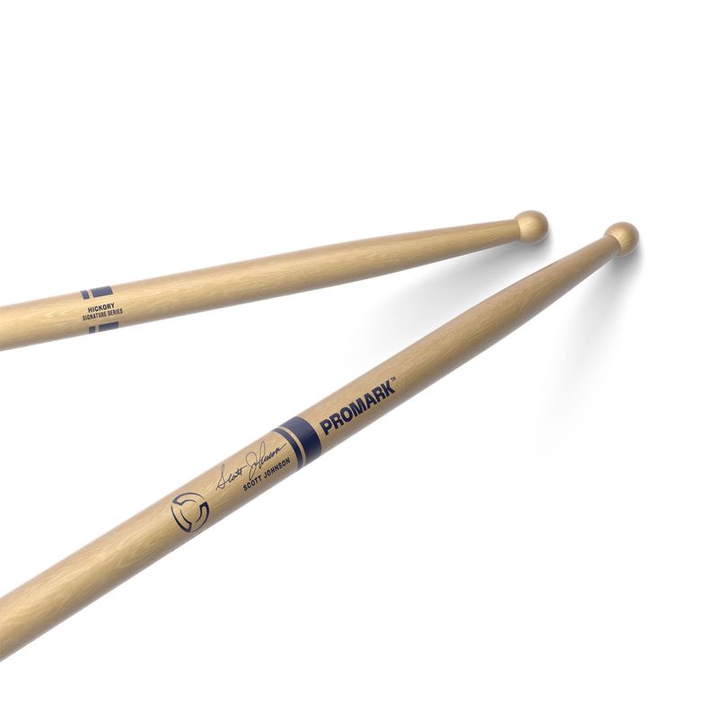 Promark TXDC17W Scott Johnson DC17, Hickory, Large Round tip