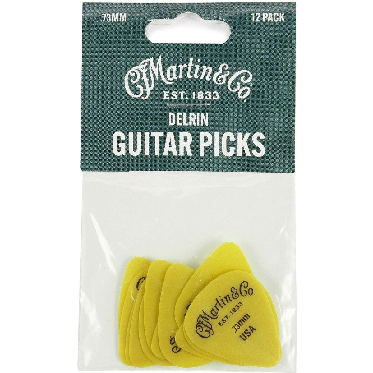 Martin Pick Delrin 0.73mm 12stk