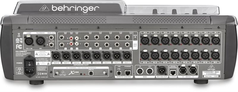 Decksaver Skyddslock till Behringer Pro X32 COMPACT