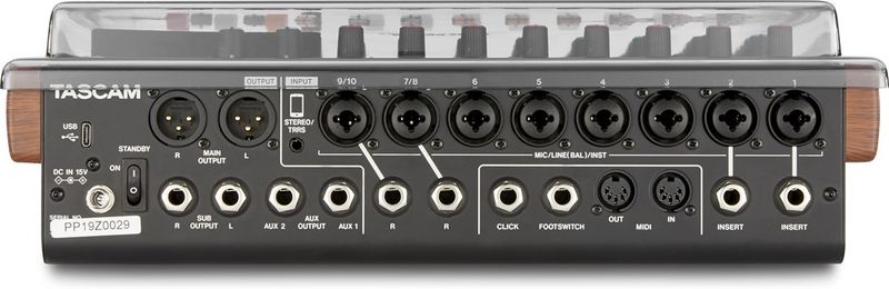 Decksaver Skyddslock till Tascam Model 12