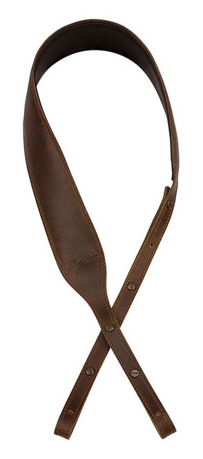 Hovedbilde Fender  Paramount banjo leather strap, brown
