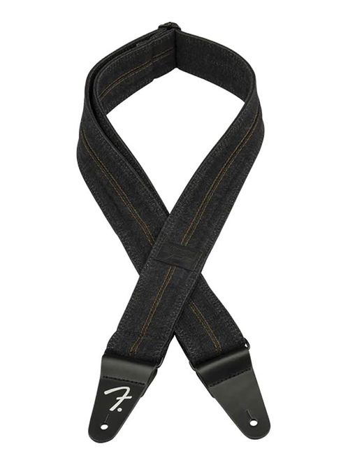 Hovedbilde Fender  Wrangler denim strap, washed black stitch