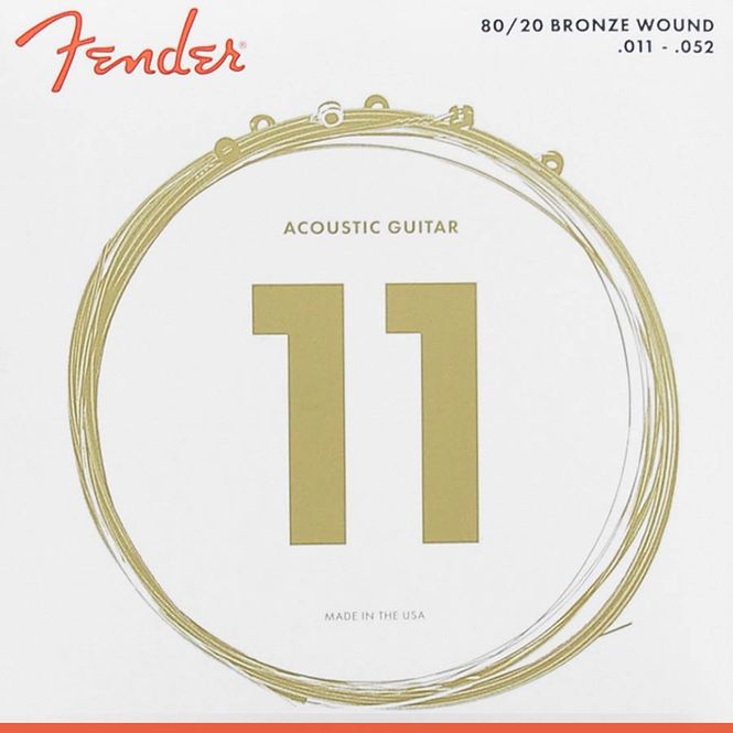 Hovedbilde Fender 70CL 80/20 Bronze -  custom light, 011-052
