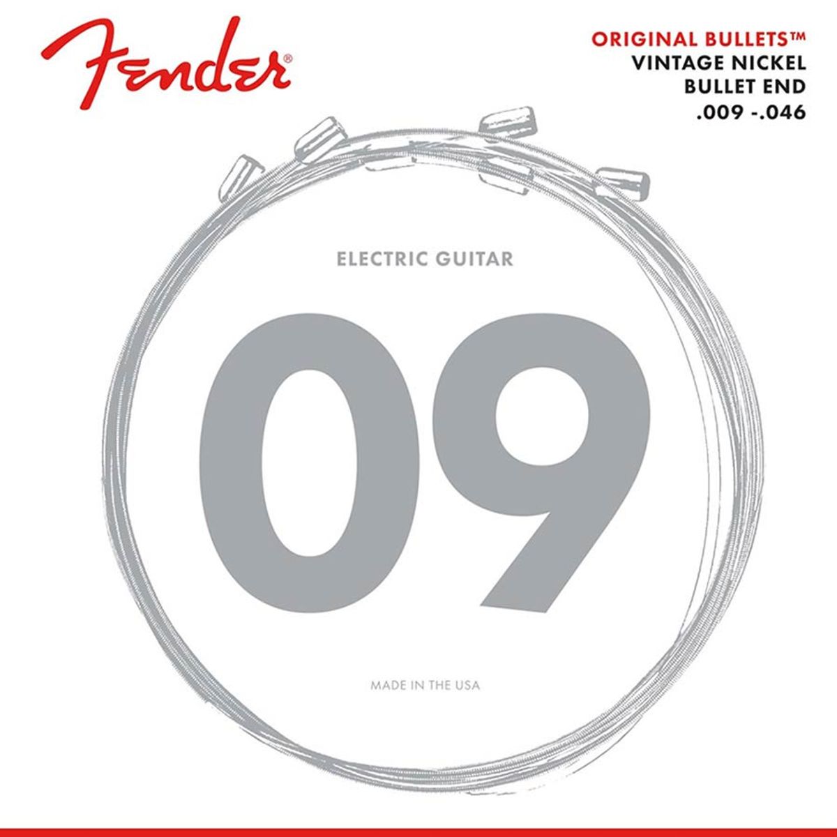 Fender 3150LR Original Bullets -  light top regular bottom, 009-046