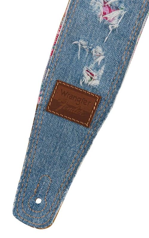 Fender  Wrangler ripped denim strap, indigo