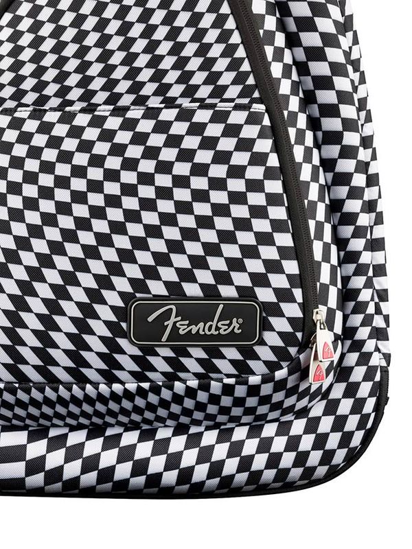 Fender FE620 electric guitar gig bag, checkerboard