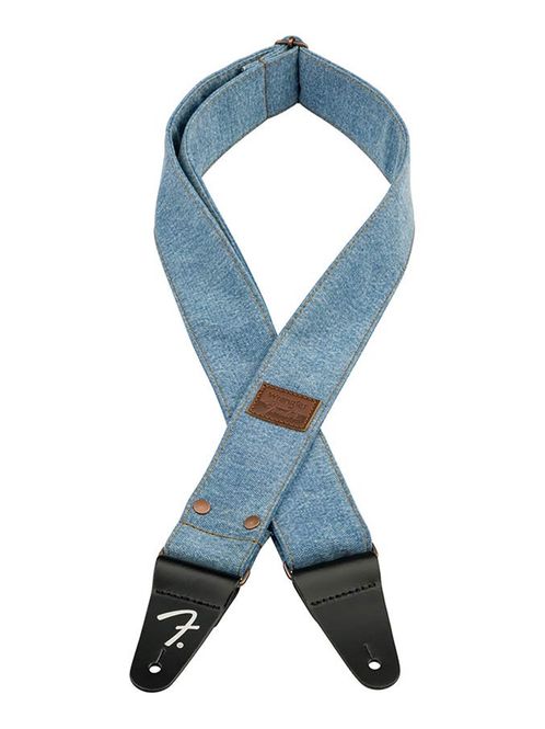 Hovedbilde Fender  Wrangler riveted denim strap, light indigo