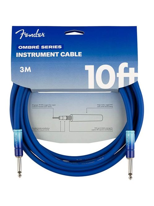 Hovedbilde Fender  10' Ombré cable, belair blue