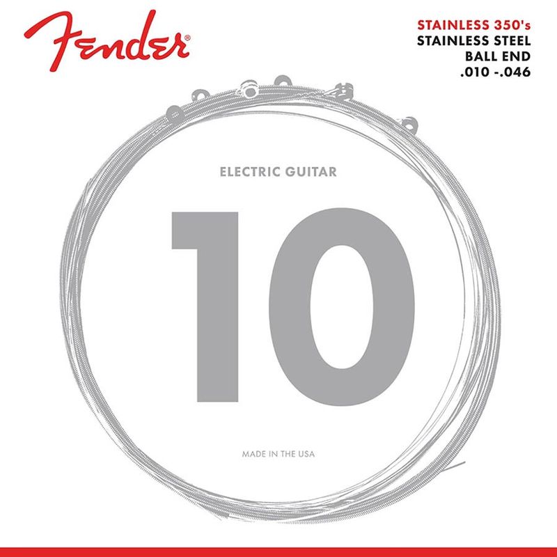 Fender 350R-B Stainless 350s -  regular, ball end, 010-046