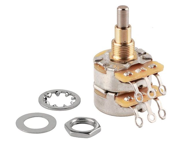  Fender GRP 250K potentiometer, concentric stacked ...
