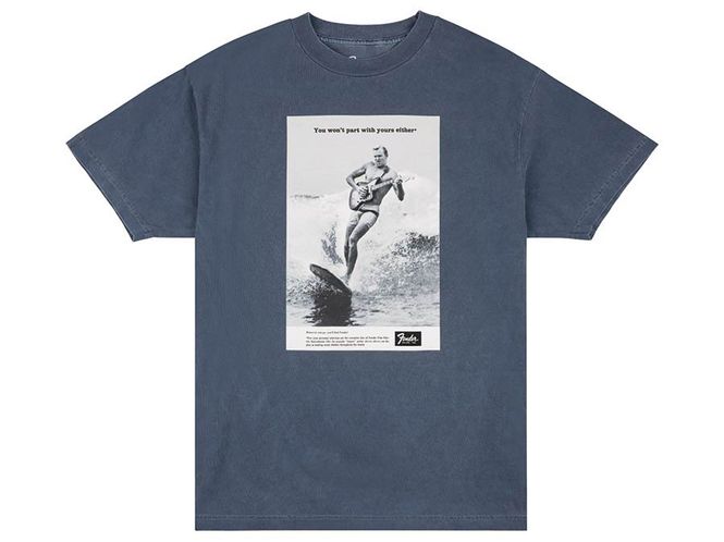 Hovedbilde Fender vintage ad surfer tee, ocean, XXL