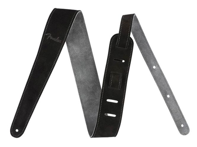 Hovedbilde Fender  2" guitar strap, suede, reversible, black/gray