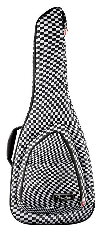 Fender FE620 electric guitar gig bag, checkerboard