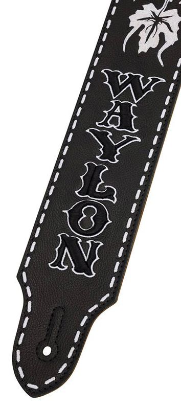 Fender  Waylon Jennings premium grain leather guitar strap,