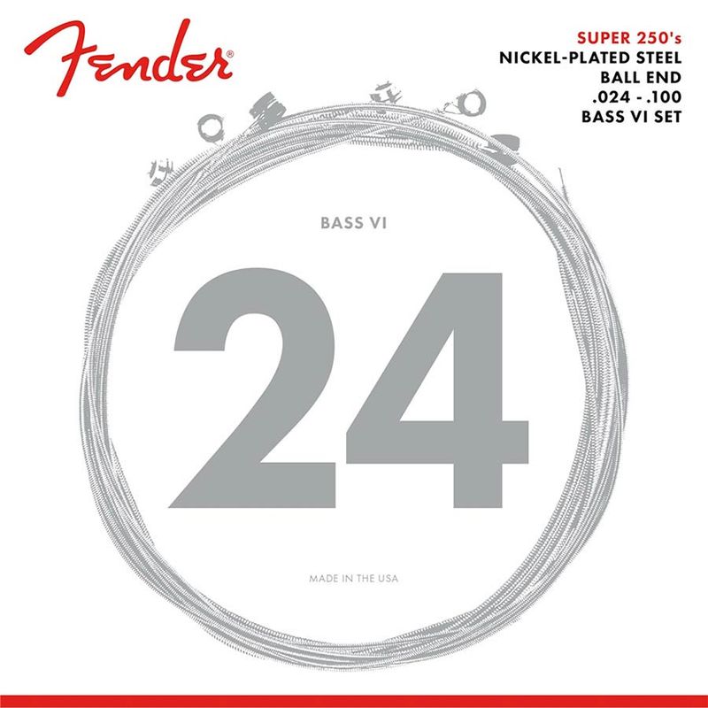 Fender 250B6 Super 250s - NPS, ball ends, 024-100