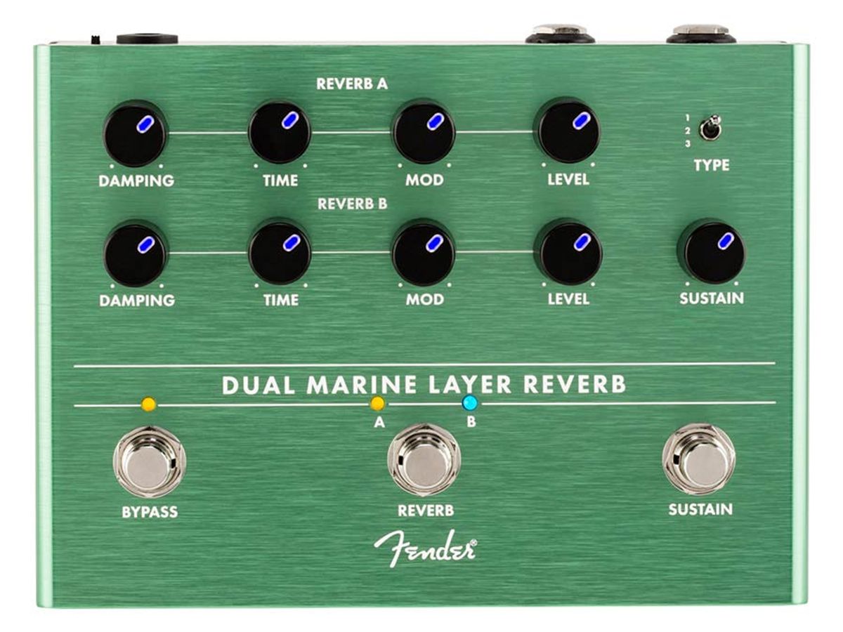 Fender Dual Marine Layer Reverb, effe